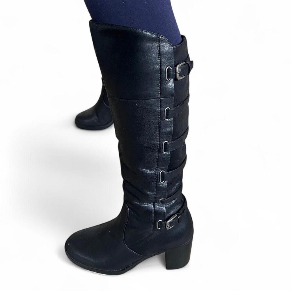 Black Knee High Boots
